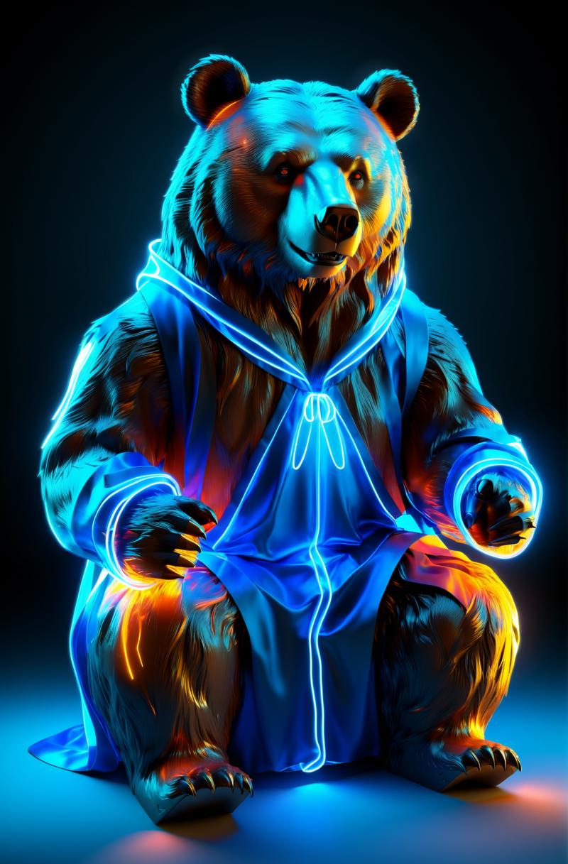 04731-1077869176-Bear glowing neon blue gown, Realistic style.png